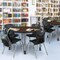 Regency Round Kee Mobile Adjustable Classroom Table W/ 4 Andy Chairs, 48 in W, 48 in L, Neo Walnut TB48RNDNWAPCGY40BK - alternate 3