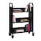 Hirsh Hirsh Single-sided Mobile Book Cart for Schools, Black 21789 - alternate 4
