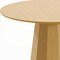 Homeroots 52" Natural Wood Pedestal Base Round Top Dining Table 721089 - alternate 3