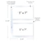 C-Line Products 8-1/8" x 11-1/4" Clear 35mm Ring Binder 3-1/2 x 5 Photo Storage Pages, 50/BX 52572 - alternate 3