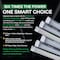 Beyond Led Technology YONAH 3rd Gen, LED Linkable Integrated Tube, Adj Wtt 18W-30W, 4200Lm, Adj CCT 3K-65K, 4ft, Clear Lens, 6PK 156829 - alternate 3