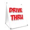 Signmission Drive-thru, 36 Inch x 24 Inch A-frame Yard Sign, Plastic Sign SBC-2436-Drive-thru - alternate 1
