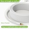 Syston Cable Technology 14/2 Speaker Wire Audio Cable 250ft, Oxygen Free Copper, Riser CMR CL3R, In-Wall 4202-250WH - alternate 4