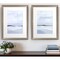 Homeroots Set Of Two Cirrus Cloud Beach Silver Framed Print Wall Art, 2PK 521557 - alternate 3