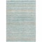 Homeroots 5' X 8' Teal Blue Striped Washable Indoor Outdoor Area Rug 607981 - alternate 4