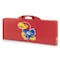 Picnic Time Family Of Brands Kansas Jayhawks - Picnic Table Portable Folding Table, Red 811-00-100-244-0 - alternate 2
