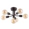 Jonathan Y Marcel 20" 6-Light Globe Farmhouse Modern Iron Bistro LED Semi Flush Mount, Oil Rubbed Bronze JYL9541A - alternate 5
