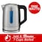 Brentwood Industries 1500 Watt Stainless Steel 1.7 Liter Electric Kettle with 5 Temperature Presets in Silver KT-1796DS - alternate 5