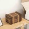 Vintiquewise Rectangular Rustic Dark Wooden Treasure Chest, Decorative Storage Box and Organizer QI004852 - alternate 5