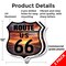 Signmission Route Us 66 Sunset, 12 inch X 12 inch, Plastic Sign, 2PK SHI-P-2PACK-12-482 - alternate 3