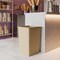 Regal Altair 35 Gallon Square Beige Plastic Trash Can, Heavy Duty Resin Construction ZR-TC-100-SQ35BG - alternate 5
