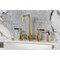 Kingston Brass Bridge Kitchen Faucet with Brass Sprayer, Brushed Brass KS8287CKLBS - alternate 3