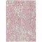 Homeroots 8' X 10' Pink Gray And Ivory Abstract Washable Indoor Outdoor Area Rug 600309 - alternate 4