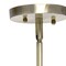 Homeroots Antiqued Brass Cylinder Iron Ceiling Light With Clear Shades 651676 - alternate 2