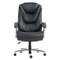 Homeroots Set of Two Black and Silver Adjustable Height Swivel Rolling Executive Office Chair 638362 - alternate 4