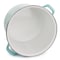 Martha Stewart 12 Quart Enamel On Steel Stock Pot with Glass Lid in Martha Blue 130622.02R - alternate 3