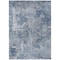 Homeroots 10' X 14' Blue Abstract Washable Non Skid Indoor Outdoor Area Rug 564241 - alternate 6