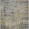 Homeroots 9' X 12' Pewter And Wheat Abstract Washable Indoor Outdoor Area Rug 616248 - alternate 4