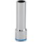 Channellock 1/2'' Drive 12 mm 12-Point Deep Metric Socket 302849 - alternate 1