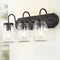 Jonathan Y Gaines 19.3" 3-Light Farmhouse Industrial Iron Mason Jar LED Vanity, Oil Rubbed Bronze/Clear JYL7801A - alternate 6