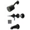 Kingston Brass Triple-Handle Tub and Shower Faucet, Oil Rubbed Bronze KBX8135KPS - alternate 1