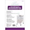 Simple Spaces Storage Cart, 15-3/8 in OAW, 25-5/8 in OAH, 13 in OAL, 3-Shelf, White Shelf G003-CH - alternate 2