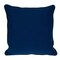 Homeroots 20" Blue Greek Key Cotton Throw Pillow 529220 - alternate 5