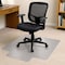 Floortex Cleartex TrYlok Vinyl Lipped Chair Mat for Low Pile Carpets up to 1/4in. - 45in. x 53in. NRCMFLVT0004 - alternate 5