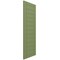 Ekena Millwork True Fit PVC Horizontal Slat Framed Modern Style Fixed Mount Shutters, Moss Green, 18W x 42H, PR TFP001HF18X042MG - alternate 4