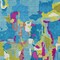 Homeroots 3' X 5' Aqua Green And Pink Abstract Washable Indoor Outdoor Area Rug 599532 - alternate 4