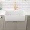 Wrightmaster 33" Apron-Front Farmhouse Single Bowl White Ceramic Kitchen Sink w/Bottom Grids and Basket Strainer ZOR-AW33209DS - alternate 6