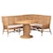 Bali & Pari Nantai Bohemian Light Honey Rattan 3-Piece Dining Nook Set 258-14180-14181-14154-ZORO - alternate 1