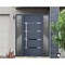Vdomdoors Steel Door Deux 1105 Gray Graphite 2 Sidelight Exterior Windows Stainless Inserts Single Modern Pai DEUX1105EXD-GRE-W14+36+14xH80-RH-O - alternate 5