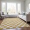 Homeroots 5' X 8' Gold And Ivory Polka Dot Washable Indoor Outdoor Area Rug 614894 - alternate 8