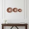 Homeroots Set of Three Copper Novelty Metal Framed Accent Mirror, 3PK 274494 - alternate 3