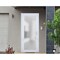 Vdomdoors Front Exterior Prehung FiberGlass Door Frosted Glass / Manux 8102 White Silk / Office Commercial an MANUX8102EXD-WS-W30 x H80-LH - alternate 4