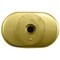 Mng Hardware Aspen Oval Knob - Matte Brushed Brass 81204 - alternate 4