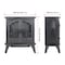 Edendirect 24 in. Freestanding Infrared Electric Fireplace with remote control in Black ZR-W1769112701 - alternate 6