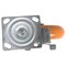Vestil Polyurethane Swivel With Brake Caster 8 In. Diameter x 2 In. Width 1.25K Butterscotch/Silver CST-F34-8X2SI-SWB - alternate 7