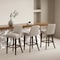 Manhattan Comfort Beever Barstool in Taupe - Set of 3 3-BS027-TP - alternate 1