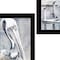 Homeroots Set Of Two Pelican Party Black Framed Coastal Wall Art, 2PK 407084 - alternate 3