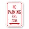 Signmission No Parking Fire Zone With Double Arrow, Heavy-Gauge Aluminum, 18" x 24", A-1824-25036 A-1824-25036 - alternate 1