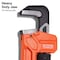 Klein Tools Adjustable Cast Iron Pipe Wrench, 10-Inch 68210 - alternate 3