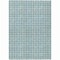 Homeroots 3' X 5' Teal Blue And Ivory Geometric Washable Indoor Outdoor Area Rug 614779 - alternate 4