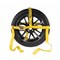 Mytee Products 2inx120in Yellow Side Mount Wheel Tie Down Strap w/ Flat Hook & Dual Ratchet - 3,333 lbs WLL Wheel RST-210SM-DS - alternate 7