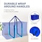 Simple Deluxe Extra-Large Moving Bags with Carrying Handles and Durable Zippers, Fold Flat, Blue, 6PK HKBAGXMOVING25BLUX6 - alternate 7
