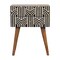 Homeroots 23" Brown Solid Wood Two Drawer Nightstand 651845 - alternate 1