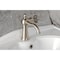 Kingston Brass One-Handle Single-Hole Bathroom Faucet with Push Pop-Up Drain, Brushed Nickel KS3548RNK - alternate 5