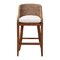 Bali & Pari Jasper Woven Seagrass Bar Stool, Brown Wash 265-14535-ZORO - alternate 4