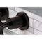 Kingston Brass Double-Handle Wall Mount Bathroom Faucet, Oil Rubbed Bronze KS8125NX - alternate 4
